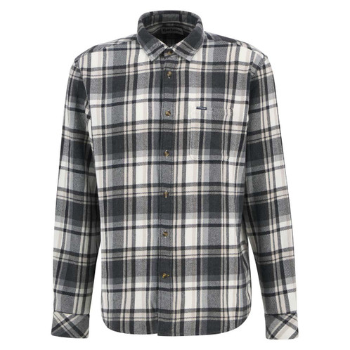 Charcoal Barbour Mens Chopford Relaxed Shirt