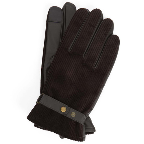 Brown Barbour Mens Nelson Waterproof Gloves