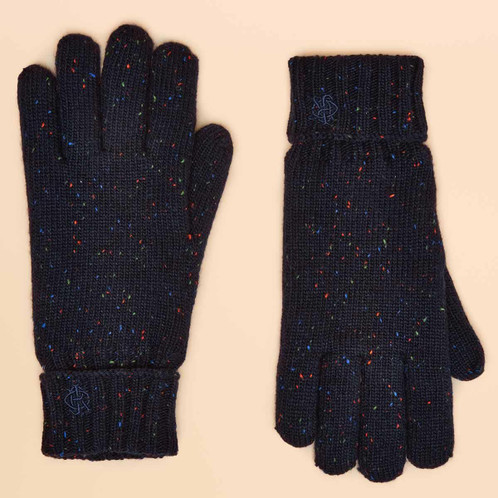 Navy Joules Mens Hammond Lined Gloves