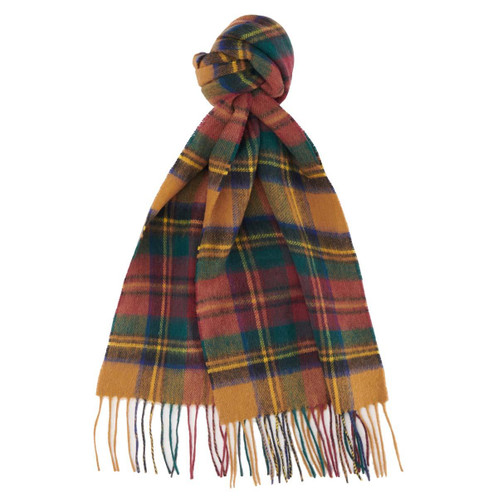 Harvest Gold Barbour Unisex New Check Tartan Scarf