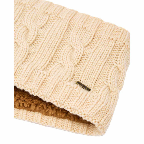 Chalk Dubarry Womens Gleeson Cable Knit Headband Detail