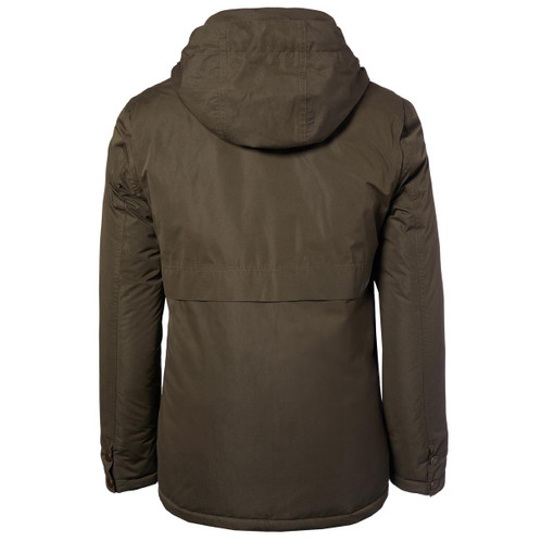 Khaki Holland Cooper Mens Stamford Field Coat Rear
