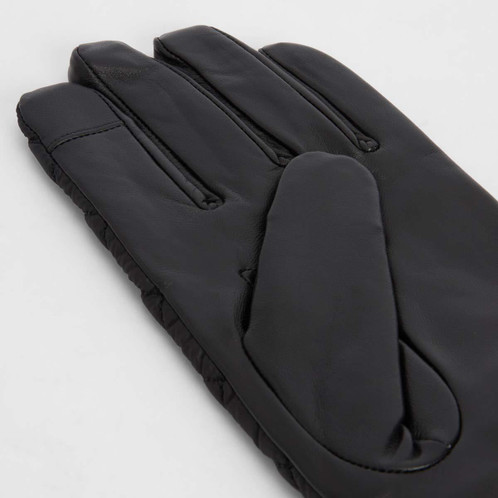 Black Barbour Mens Singsby Waterproof Gloves Palm