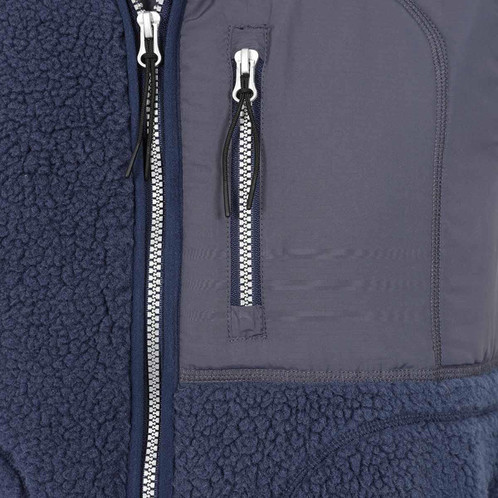 Marine Lazy Jacks Mens LJ852 Sherpa Fleece Gilet Detail