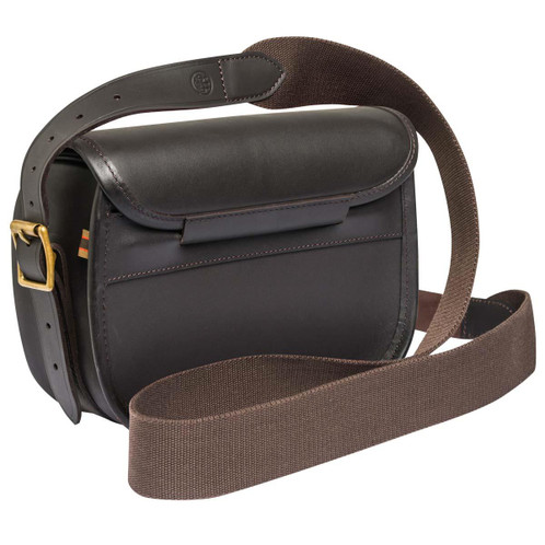 Dark Brown Beretta Terrain Evo Leather Cartridge Bag Back