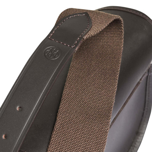 Dark Brown Beretta Terrain Evo Leather Cartridge Bag Strap