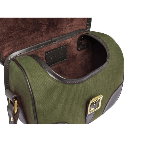 Olive Green Beretta Terrain Evo Canvas Cartridge Bag Open