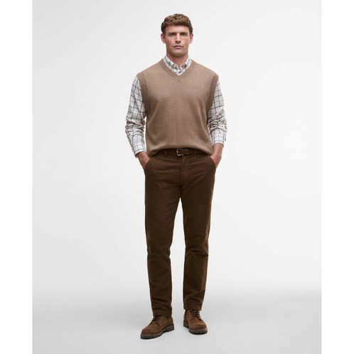 Stone Barbour Mens Kelson Knitted Vest ON Model