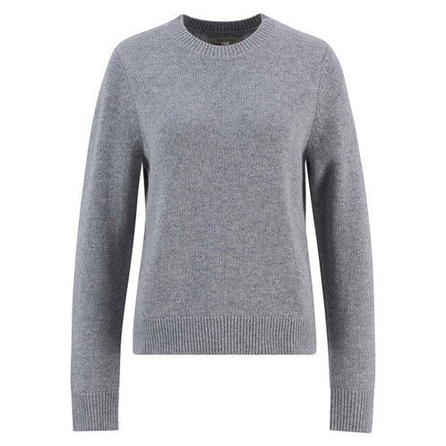 Grey Marl Barbour Womens Woodhouse Knitted Jumper