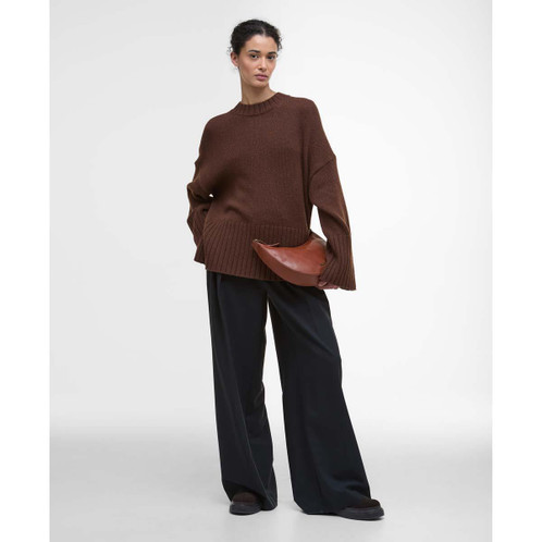 Vicuna Barbour Womens Sophia Knitted Jumper On Model