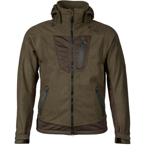 Pine Green Seeland Mens Climate Hybrid Waterproof Jacket