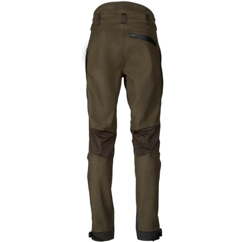 Pine Green Seeland Mens Climate Hybrid Waterproof Trousers Back