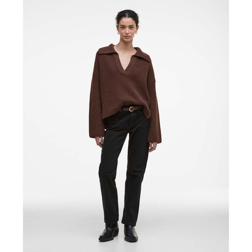 Vicuna Barbour Womens Robyn Knitted Jumper On Model