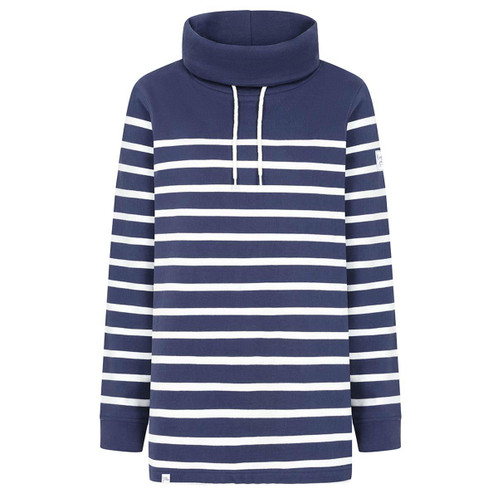 Twilight Lazy Jacks Womens LJ20S Roll Neck Striped Sweatshirt