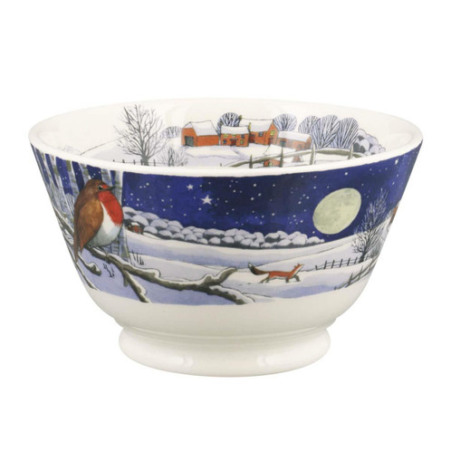 Emma Bridgewater Midnight Robin Small Old Bowl
