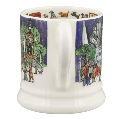 Emma Bridgewater London At Christmas 1/2 Pint Mug back