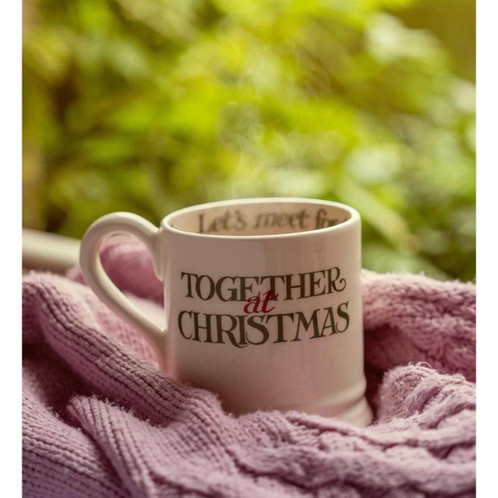 Emma Bridgewater Christmas Toast Best Of Friends 1/2 Pint Mug LIFESTYLE