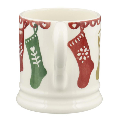 Emma Bridgewater Christmas Stockings 1/2 Pint Mug side