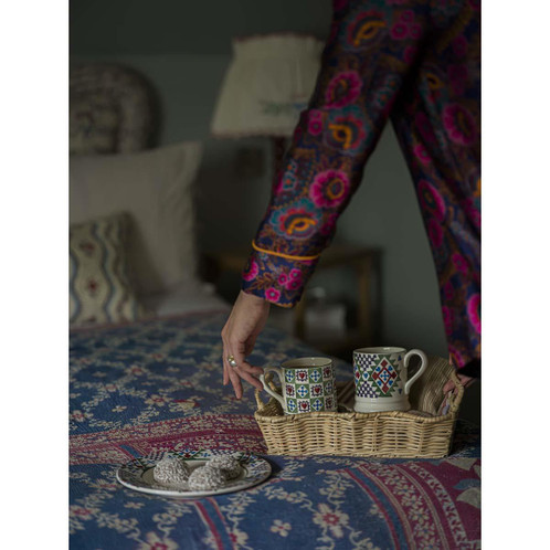 Emma Bridgewater Christmas Quilt Set of 2 1/2 Pint Mugs lifestyle3