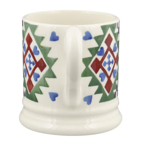 Emma Bridgewater Christmas Quilt Set of 2 1/2 Pint Mugs back2