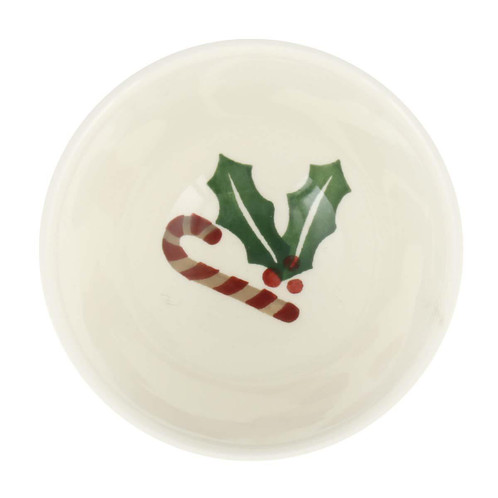 Emma Bridgewater Candy Canes Small Old Bowl top