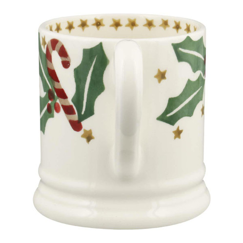 Emma Bridgewater Candy Canes 1/2 Pint Mug back