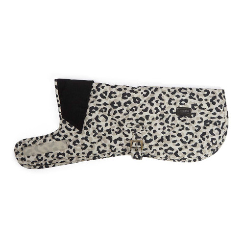 Jasmine Leopard Barbour Harley Quilted Dog Coat