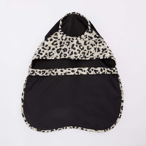Jasmine Leopard Barbour Harley Quilted Dog Coat underneath
