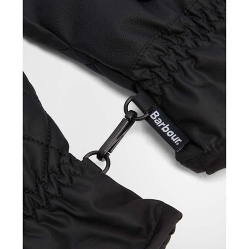 Black Barbour Women's Joni Waterproof Gloves attachment