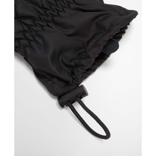 Black Barbour Women's Joni Waterproof Gloves close up