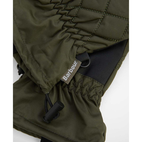 Forest Black Barbour Women's Joni Waterproof Gloves close up