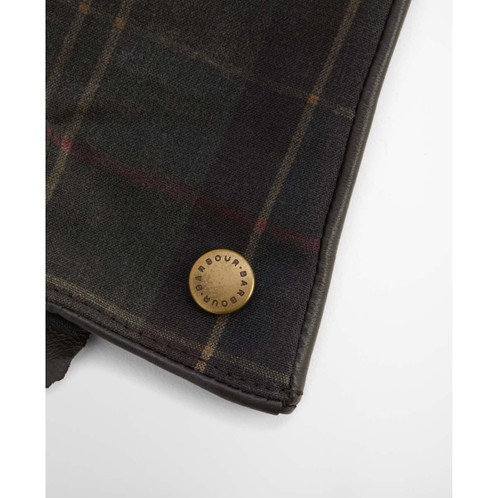 Classic/Brown Barbour Womens Scarlet Tartan Gloves badge