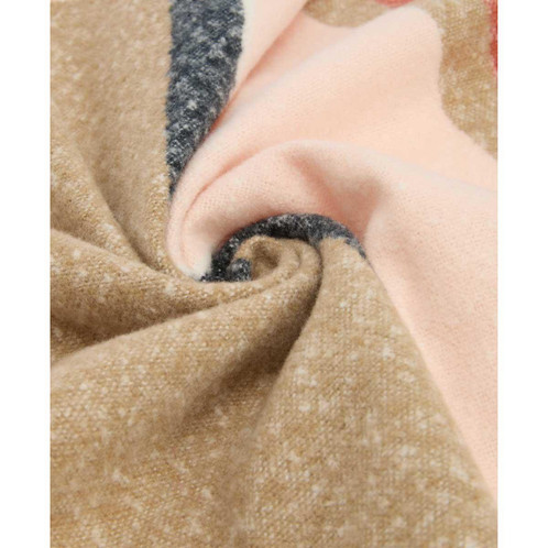 Multi-Coloured Barbour Ladies Paige Stripe Scarf twirl