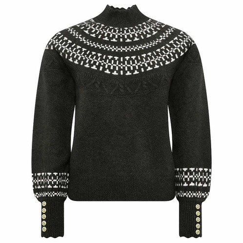 Forest Green Holland Cooper Womens Elodie Roll Neck Knit Jumper