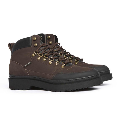 Brown Nubuck Barbour Mens Sidwood Hiking Boot