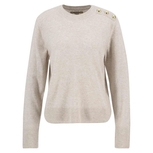 Oat Barbour Womens Eleanor Knitted Jumper