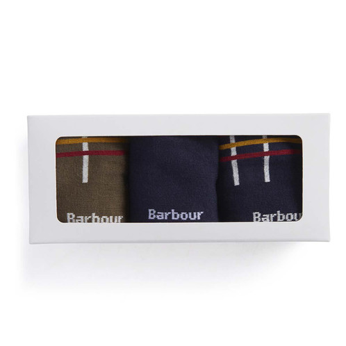 Classic Tartan Barbour Mens Tartan Socks Gift Box set