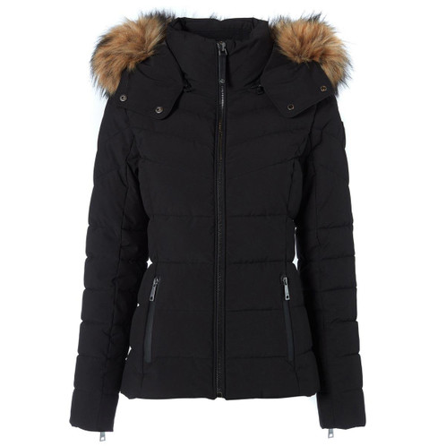 Black Natural Holland Cooper Womens Whistler Puffer Jacket