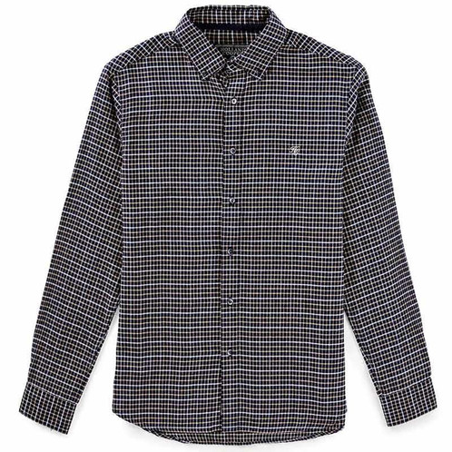 Cheltenham Navy Check Holland Cooper Mens Classic Button Down Shirt