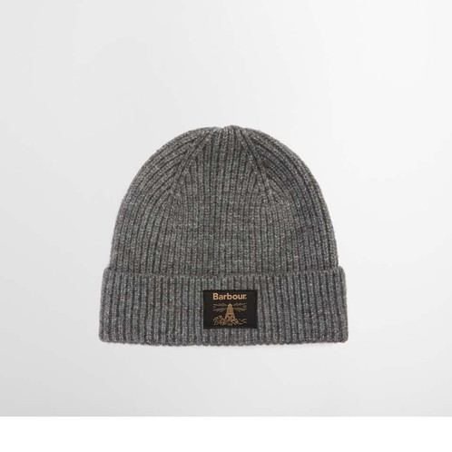 Midnight Oak Barbour Mens Westerdale Beanie & Scarf Gift Set hat