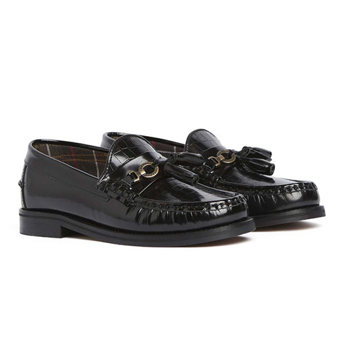 Black Barbour Womens Jen Loafer