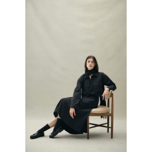 Black Barbour Womens Jen Loafer Lifestyle 2