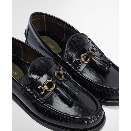 Black Barbour Womens Jen Loafer Top
