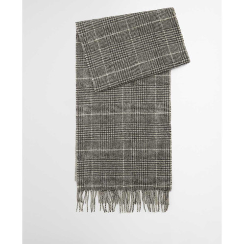 Monochrome Barbour Womens Noelle Reversible Scarf Folded