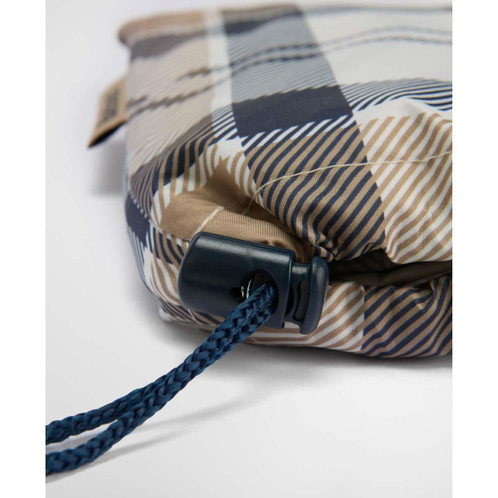 Barbour Womens Portree Tartan Poncho detail