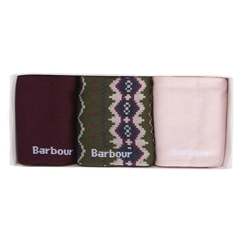 Barbour Womens Helen Fair Isle Sock Gift Set