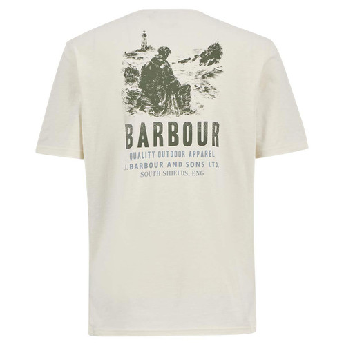 Barbour Mens Glencorse Relaxed Graphic T-Shirt back