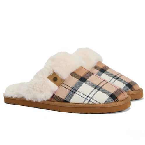 Hessian Tartan Barbour Womens Claudia Tartan Mule Slipper