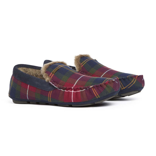 Winterberry Tartan Barbour Monty Slippers