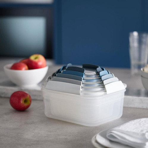 Joseph Joseph Nest Lock 5-piece Blue Food Container Set Editions Lifestyle